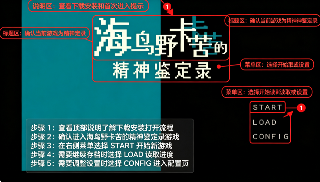海鸟野卡苦的精神鉴定录游戏下载 海鸟野卡苦的精神鉴定录游戏下载