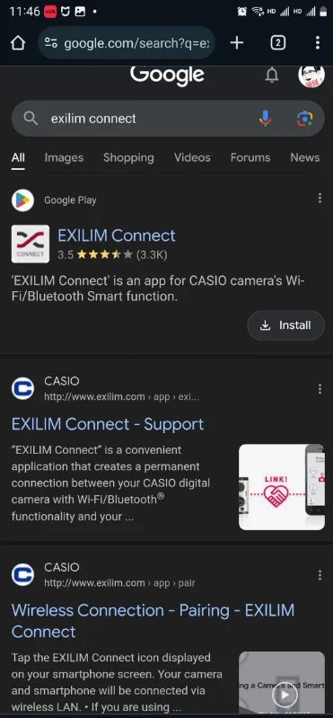 exilim����ŷ���app�ٷ�����(EXILIM Connect)��ͼ