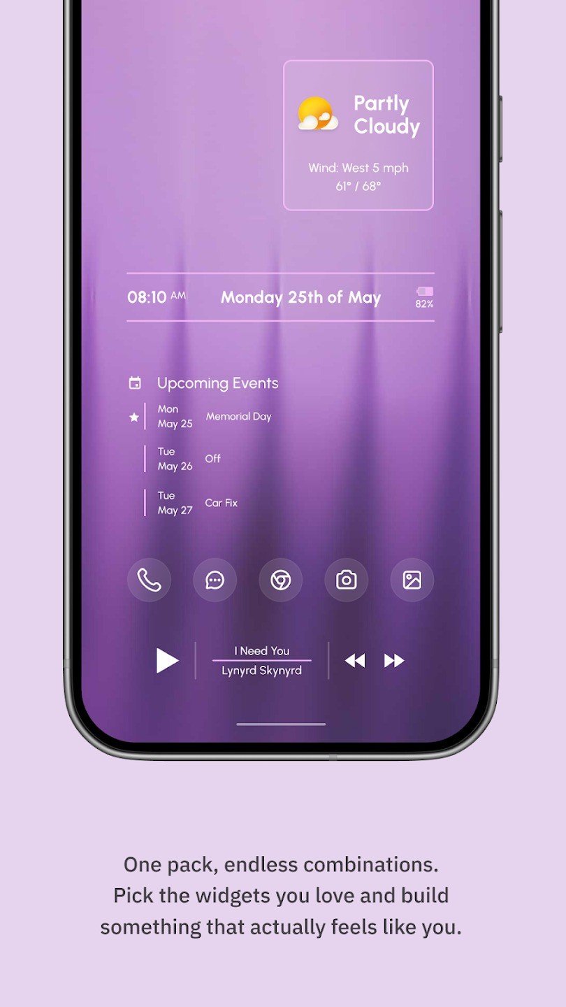 Kustom Widget���°����ؽ�ͼ