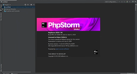 JetBrains PhpStorm 2020�������°� ����PHP��������ͼ