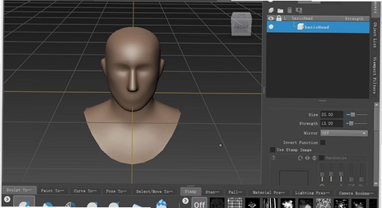 Autodesk Mudbox 2026���ļ���� ��̱�ˢ ���� ����չʾ