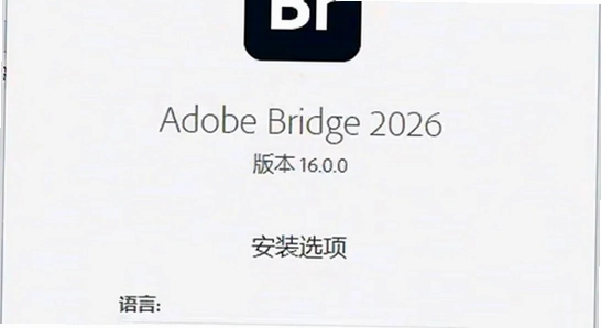 Adobe Bridge2026������ʽ�� ��װ�� ��ͼ ��ʾ��װ���Ⱥ�ѡ��