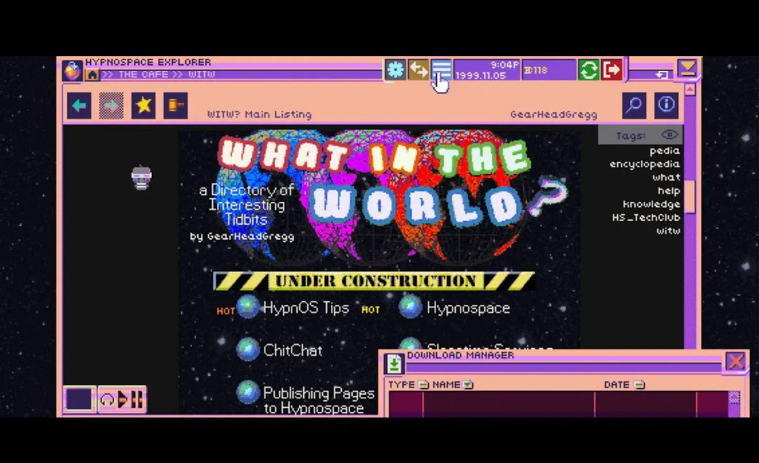 �ν��ͽ��������(Hypnospace Outlaw)��ͼ
