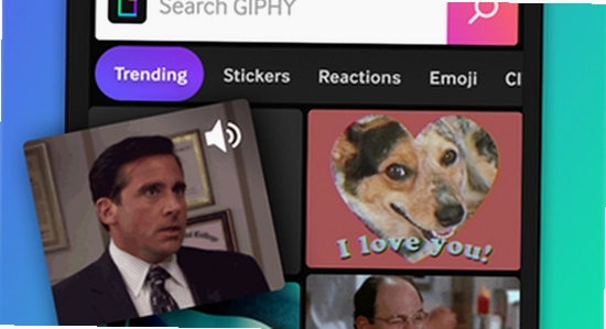 GIPHY�������ض�ͼ�̳� �ֻ�����GIF ���� ��ˮӡ