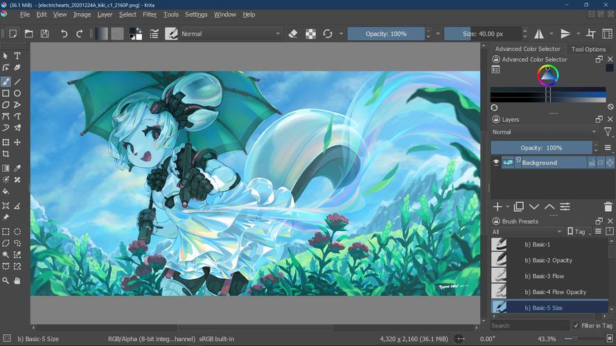 Krita�ٷ������ؽ�ͼ