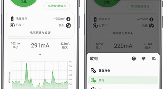 加加电池省电对比表格,电池管理软件对比图,手机续航优化,加加电池功能列表