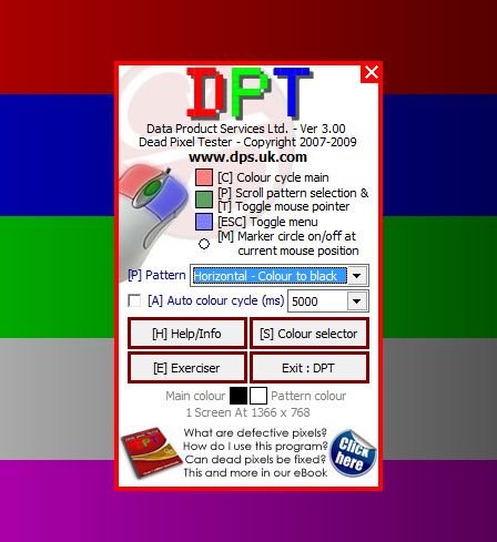 Dead Pixel Tester�ٷ������ؽ�ͼ