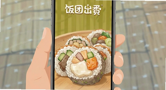 饭团外卖开屏界面示意图