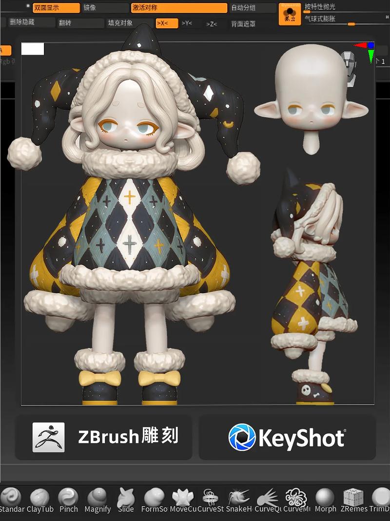 Zbrush���°����ؽ�ͼ