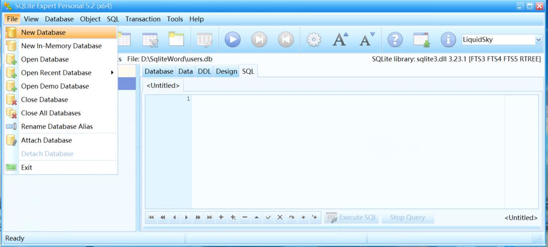 SQLite Expert�ٷ������ؽ�ͼ