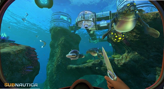 Subnautica 手游 海底基地 建造 游戏截图