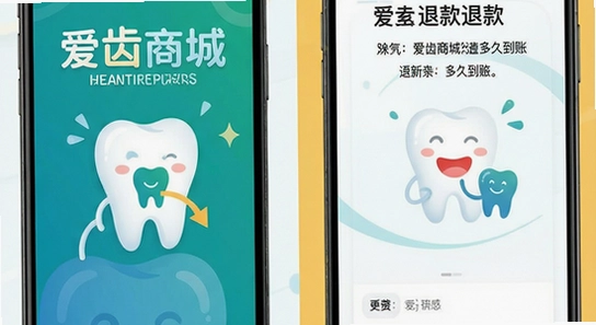 爱齿商城退款多久到账