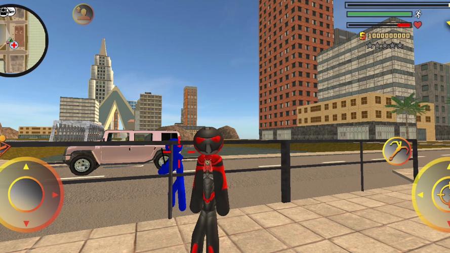 ֩����������Ӣ��2Spider Stickman Rope Hero 2����v1.0 �ٷ�����