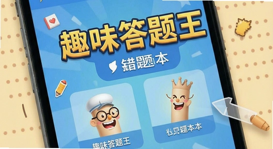 趣味答题王错题本功能界面