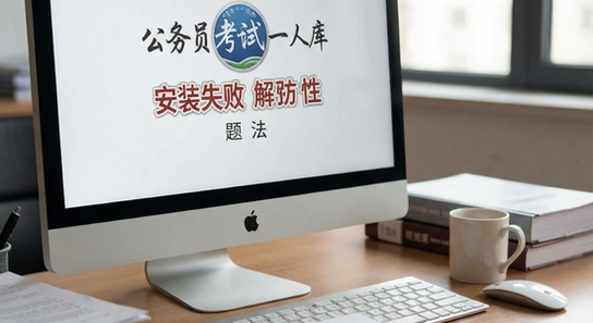 公务员考试真题库安装失败解决方法