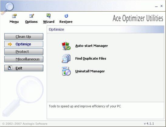 Ace Utilities�ٷ������ؽ�ͼ