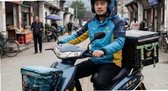 小镇外卖骑士端兼职跑单场景
