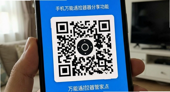 手机万能遥控器管家分享二维码功能截图
