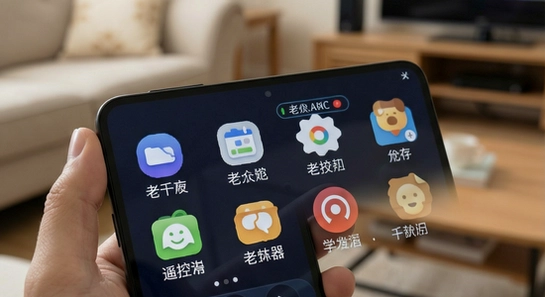 手机万能遥控器管家老人模式大图标界面