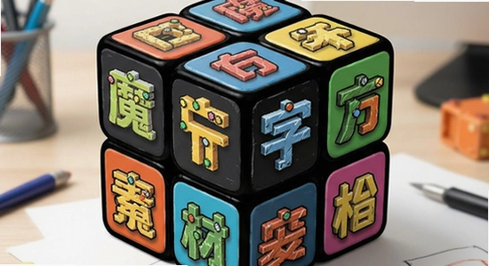 素材魔方字体安装教程