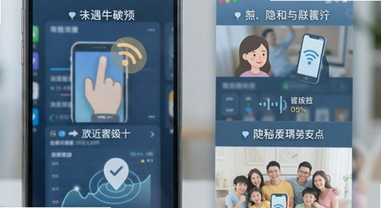 附近咪遇隐私保护与安全设置示意图