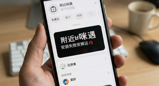附近咪遇安装失败闪退怎么解决
