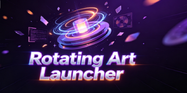 Rotating Art Launcher