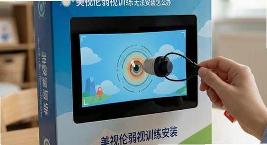美视伦弱视训练无法安装怎么办