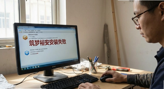 筑梦裕安安装失败 无法解析包