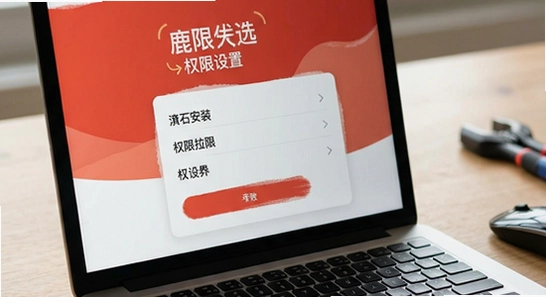 鹿优选安装失败 权限设置