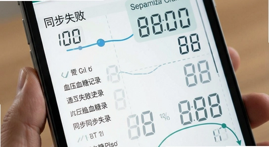血压血糖记录数据同步失败