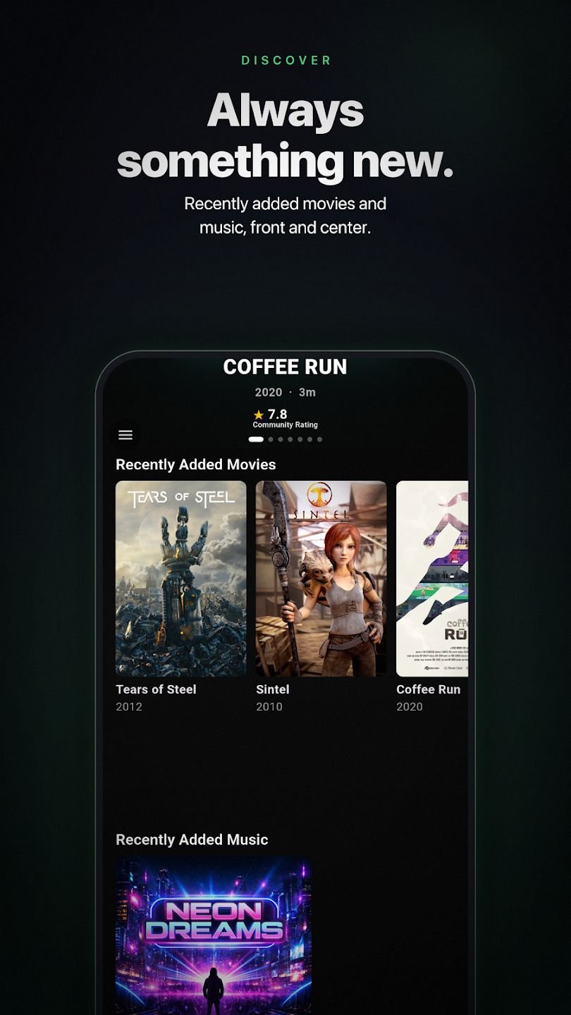 Moonfin app�ٷ������ؽ�ͼ