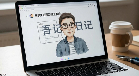 吾记日记安装失败原因排查教程