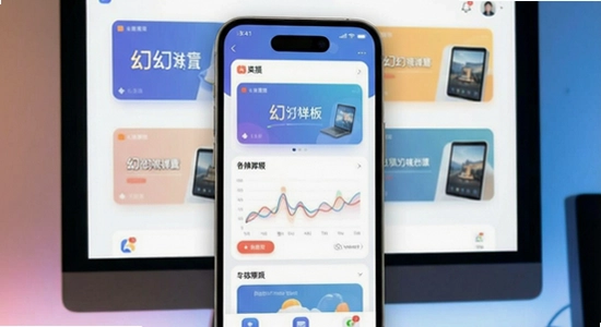 �õ�Ƭģ������app������չʾ