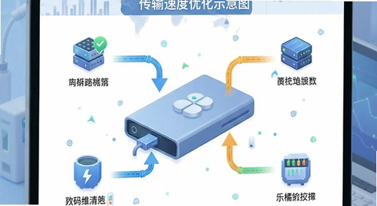 乐橘云盘传输速度优化示意图