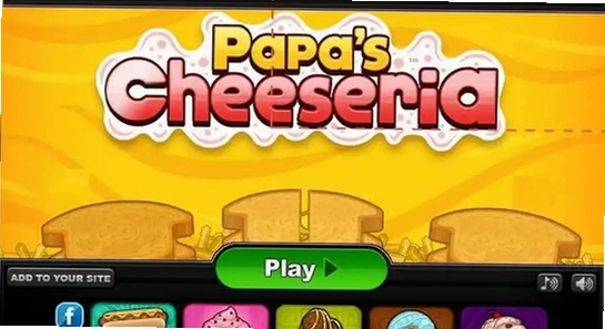 老爹三明治店Papa游戏加载界面,色彩丰富无水印宣传图