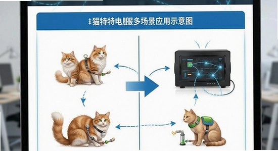 670*360 猫特电服多场景应用示意图