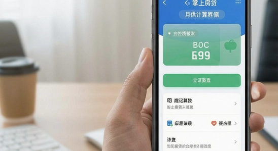 掌上房贷月供计算器主界面展示