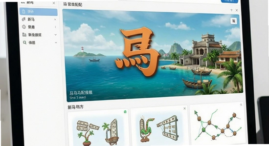 新马配软件界面展示