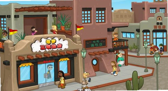 老爹三明治店 游戏画面 经营场景