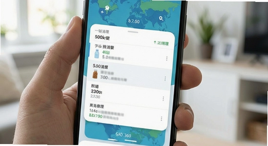 670*360手机垃圾一键清理界面展示