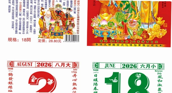 吉历万年历老黄历2026高级版主界面,关键词吉历万年历老黄历2026高级版,色彩丰富 无水印 宣传图
