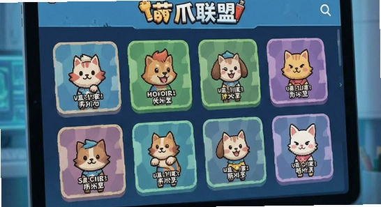 萌爪联盟功能界面展示
