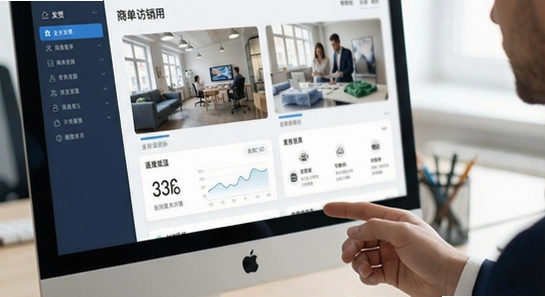 商单访销应用主界面展示