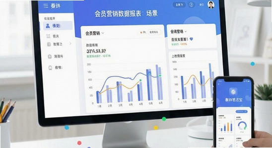 秦丝慧店宝会员营销与数据报表场景