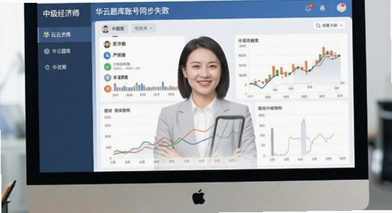 中级经济师华云题库账号同步失败怎么解决