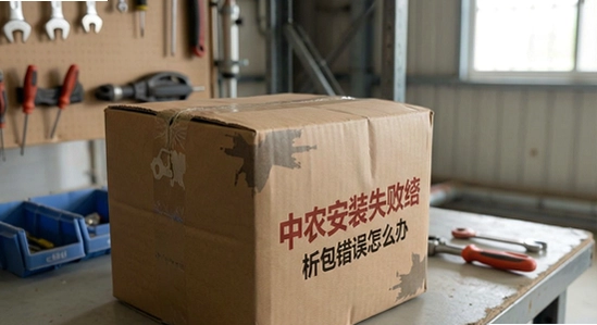 中农安安装失败解析包错误怎么办
