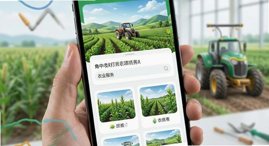 670*360中农安app首页农业服务界面展示