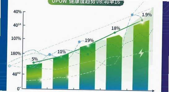 UPOW优电电池健康度趋势图