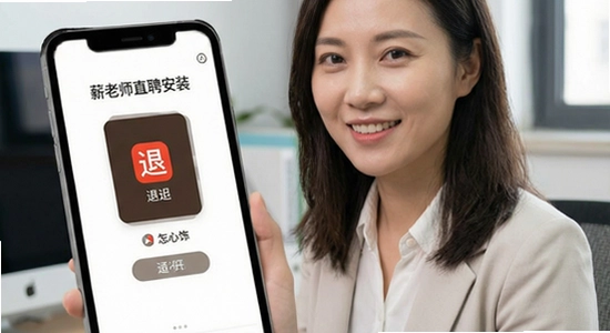 薪老师直聘安装后闪退怎么办